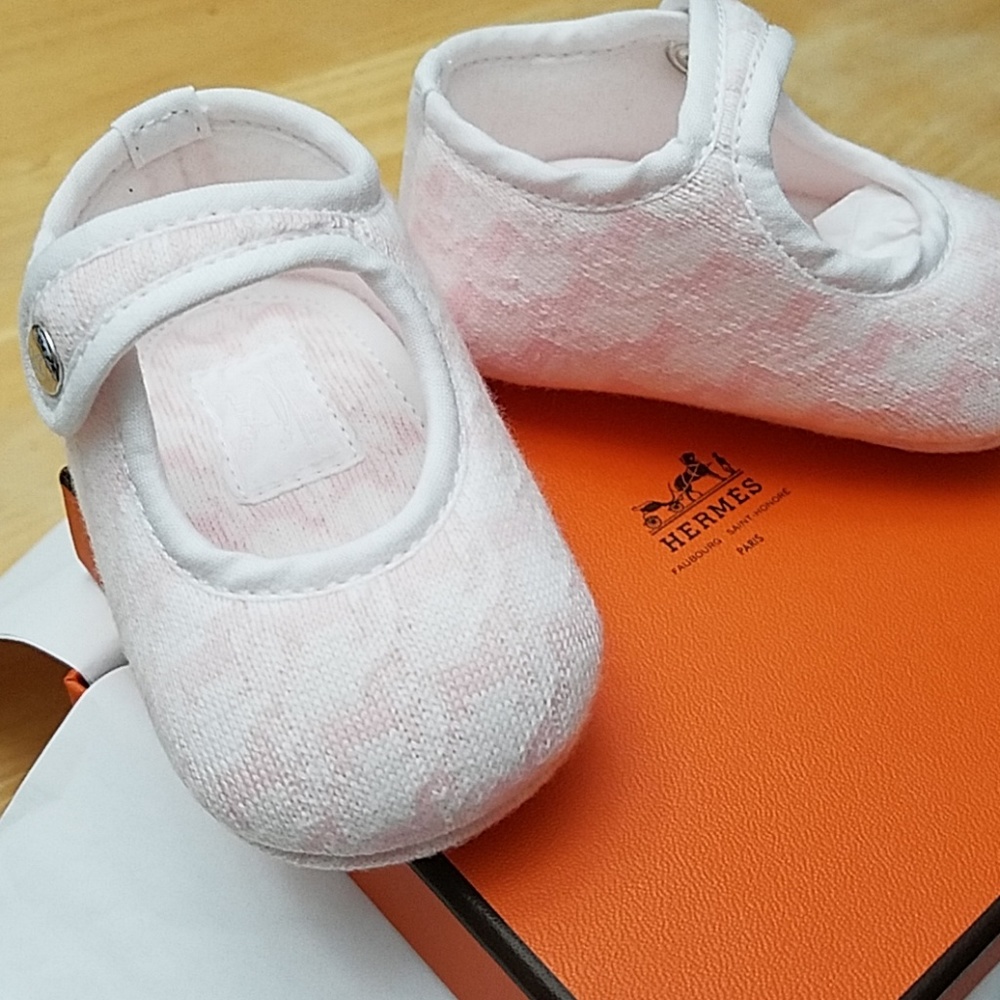 Hermes Baby Booties